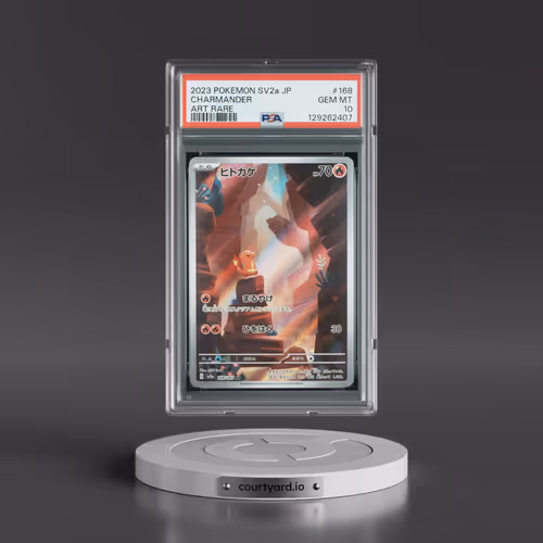 2023 Pokémon Sv2a-Pokémon 151 #168 Charmander - Art Rare (PSA 10 GEM MINT)