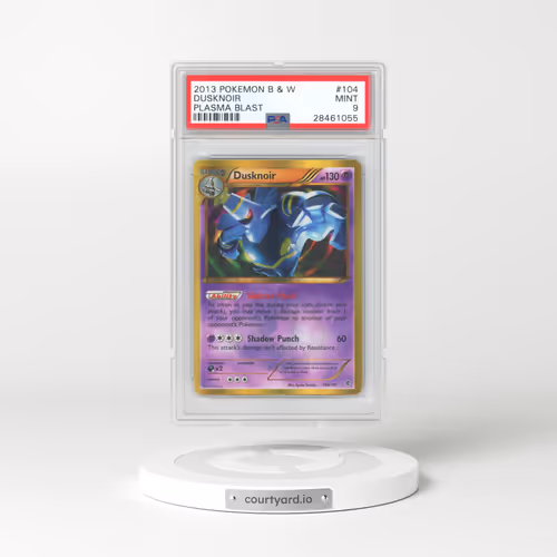 2013 Pokémon Black & White Plasma Blast #104 Dusknoir (PSA 9 MINT)