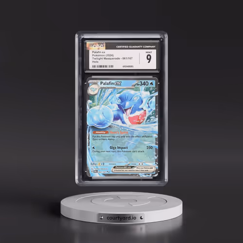 2024 Pokémon Twm EN-Twilight Masquerade #061 Palafin EX - Holo (CGC 9 MINT)