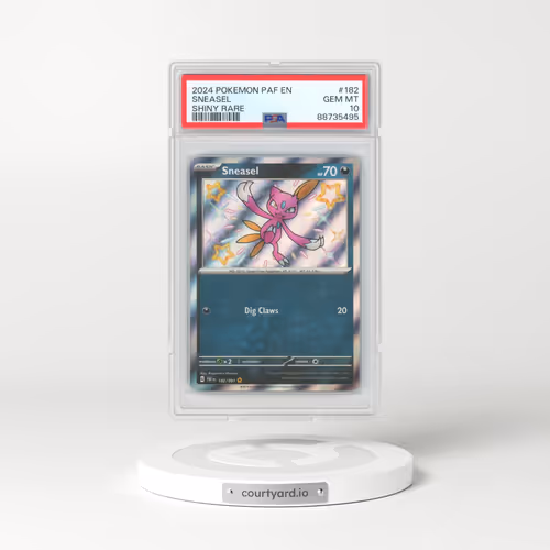 2024 Pokémon Paf EN-Paldean Fates #182 Sneasel - Shiny Rare (PSA 10 GEM MINT)