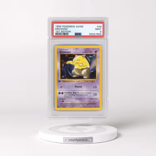 1999 Pokémon Game #49 Drowzee - 1st Edition (PSA 9 MINT)