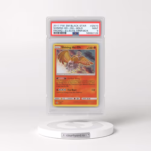 2017 Pokémon SM Black Star Promo #SM70 Shining HO-Oh - Holo Holo Shining Legends Elite Trainer Box (