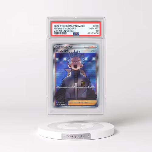 2022 Pokémon Sword & Shield Vstar Universe #250 Boss's Orders - Full Art (PSA 10 GEM MINT)