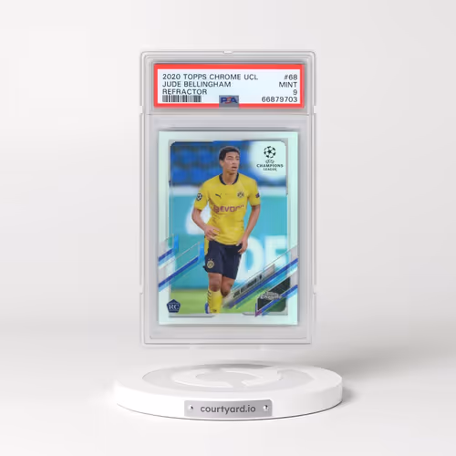 2020 Topps Chrome UEFA Champions League #68 Jude Bellingham - Refractor (PSA 9 MINT)