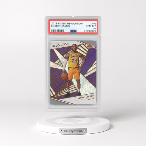 2018 Panini Revolution #40 LeBron James (PSA 10 GEM MINT)