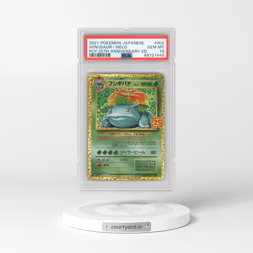 2021 Pokémon Promo Card Pack 25th Anniversary Edition #002 Venusaur - Holo (PSA 10 GEM MINT)