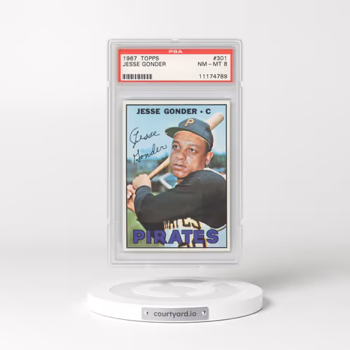 1967 Topps #301 Jesse Gonder (PSA 8 NM-MT)