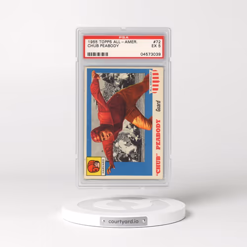 1955 Topps All-Amer. #72 Chub Peabody (PSA 5 EX)