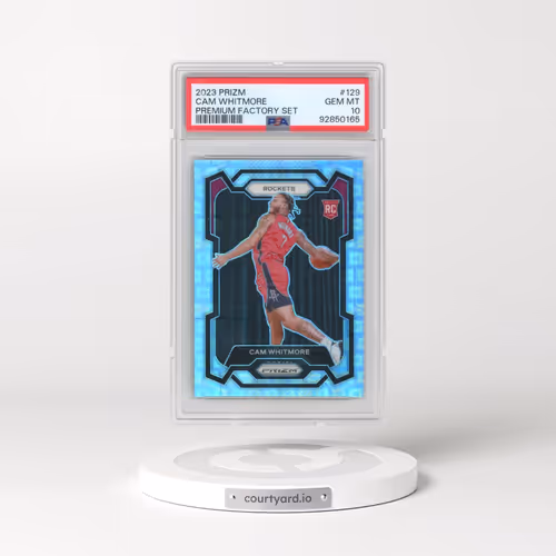 2023 Panini Prizm #129 Cam Whitmore - Premium Factory Set (PSA 10 GEM MINT)