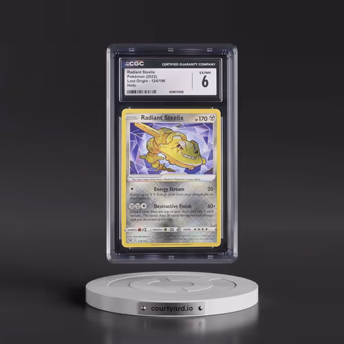 2022 Lost Origin #124/196 Radiant Steelix - Holo (CGC 6 EX-NM)