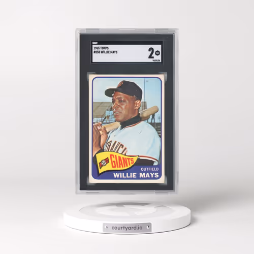 1965 Topps #250 Willie Mays (SGC 2 GOOD)