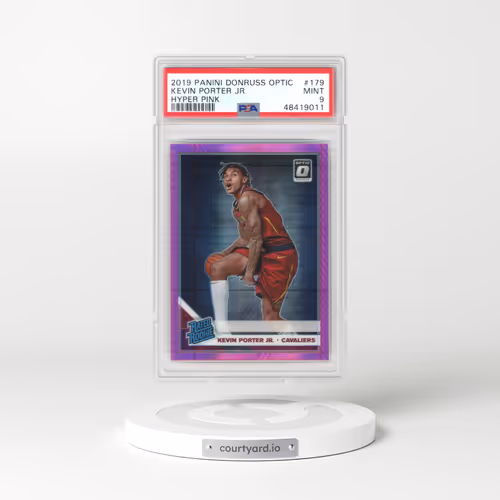 2019 Panini Donruss Optic #179 Kevin Porter Jr. - Hyper Pink (PSA 9 MINT)