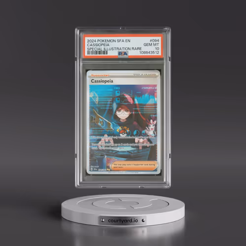 2024 Pokémon Sfa EN-Shrouded Fable #094 Cassiopeia - Special Illustration Rare (PSA 10 GEM MINT)