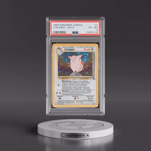 1999 Pokémon Jungle #1 Clefable - Holo (PSA 6 EX-MT)