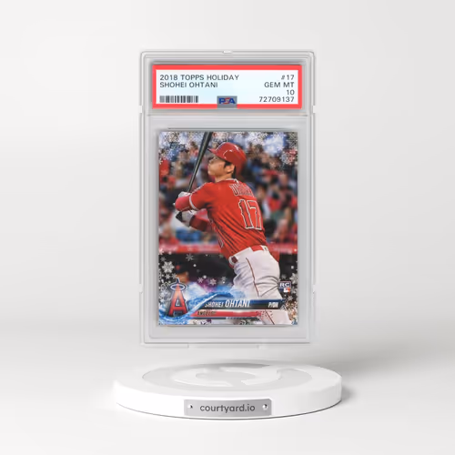 2018 Topps Holiday #17 Shohei Ohtani (PSA 10 GEM MINT)