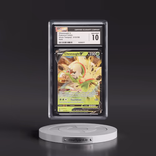 2022 Silver Tempest #015/195 Chesnaught V - Holo (CGC 10 GEM MINT)
