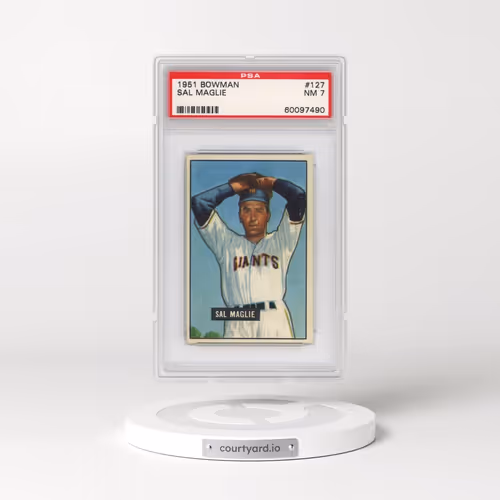 1951 Bowman #127 Sal Maglie (PSA 7 NM)