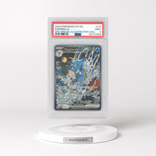 2024 Pokémon Svp EN-SV Black Star Promo #131 Kingdra EX - Holo Shrouded Fable Special Illustration Collection (PSA 9 MINT)