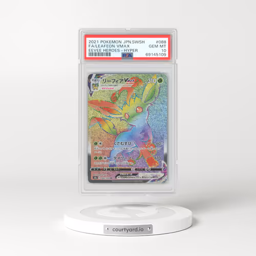 2021 Pokémon Sword & Shield Eevee Heroes #088 Leafeon Vmax-Hyper - Full Art (PSA 10 GEM MINT)