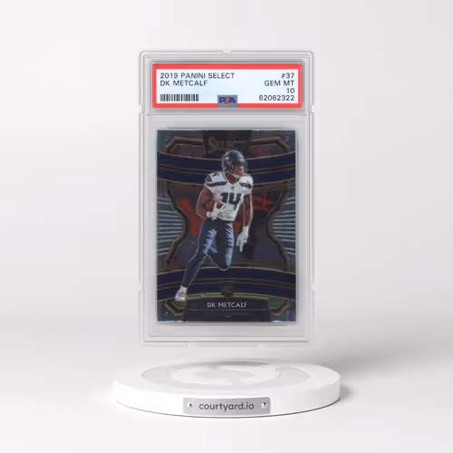 2019 Panini Select #37 DK Metcalf (PSA 10 GEM MINT)
