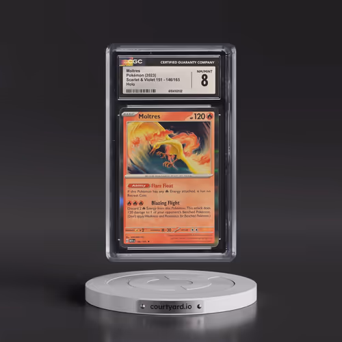 2023 Scarlet & Violet 151 - MEW EN #146/165 Moltres - Holo (CGC 8 NM-MT)