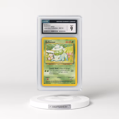2002 Legendary Collection #68/110 Bulbasaur (CGC 9 MINT)