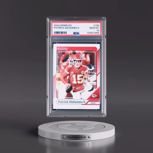 2024 Panini Donruss #100 Patrick Mahomes II (PSA 10 GEM MINT)