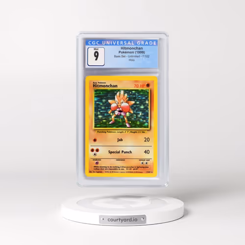 1999 Base Set #7/102 Hitmonchan - Holo (CGC 9 MINT)