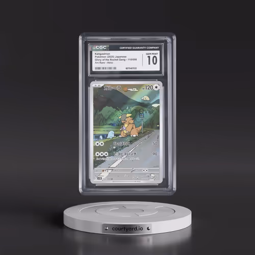 2025 Pokémon SV10-Glory of Team Rocket #110 Kangaskhan - Art Rare (CGC 10 GEM MINT)