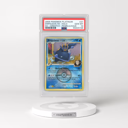 2009 Pokémon Platinum Supreme Victors #27 Empoleon FB - Holo Crosshatch-2010 Pokemon League (PSA 10