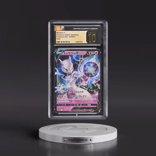 2022 Pokémon GO #030/071 Mewtwo V - Holo (CGC 10 PRISTINE)