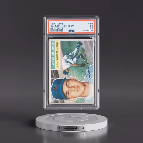 1956 Topps #164 Harmon Killebrew - Gray Back (PSA 1.5 FR)