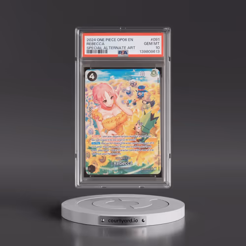 2024 One Piece OP06-Wings of the Captain #091 Rebecca - Special Alternate Art (PSA 10 GEM MINT)