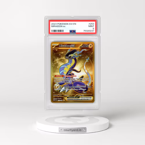 2023 Pokémon Svi EN-Scarlet & Violet #253 Miraidon EX - Holo Hyper Rare (PSA 9 MINT)