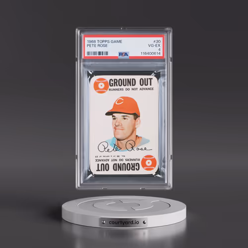 1968 Topps Game #30 Pete Rose (PSA 4 VG-EX)