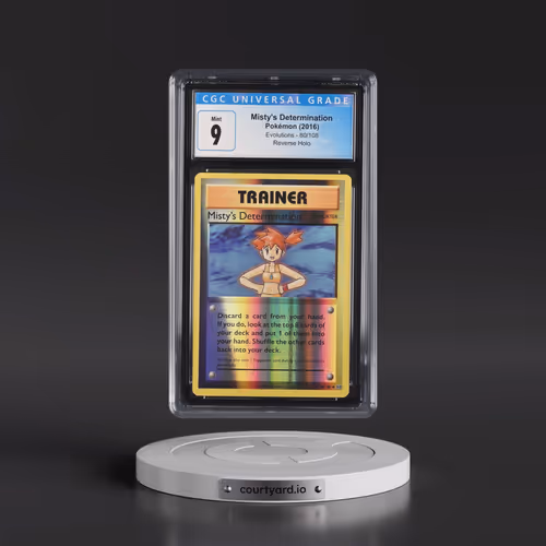 2016 Evolutions #80/108 Misty's Determination - Reverse Holo (CGC 9 MINT)
