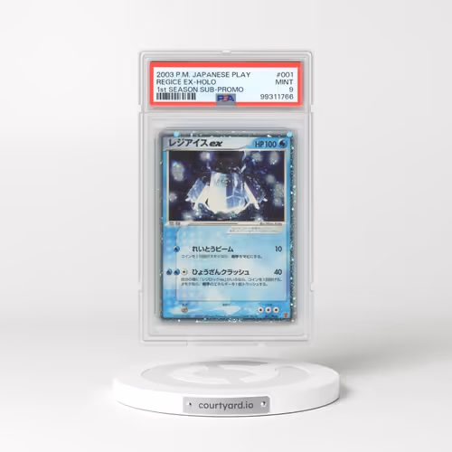 2003 Pokémon Play Promo #001 Regice EX - Holo Holo 1st Season Subscription (PSA 9 MINT)