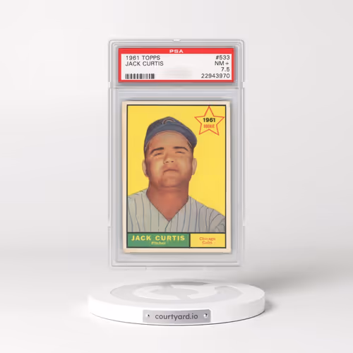 1961 Topps #533 Jack Curtis (PSA 7.5 NM+)