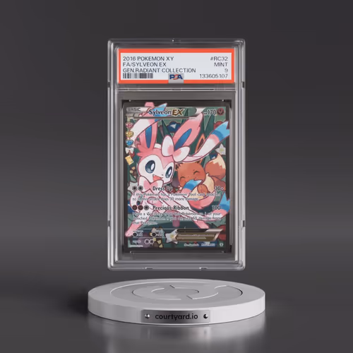 2016 Pokémon XY Generations Radiant Collection #RC32 Sylveon EX - Holo Full Art (PSA 9 MINT)