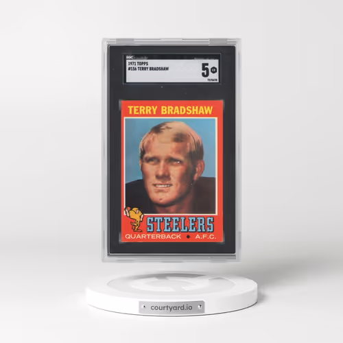 1971 Topps #156 Terry Bradshaw (SGC 5 EX)