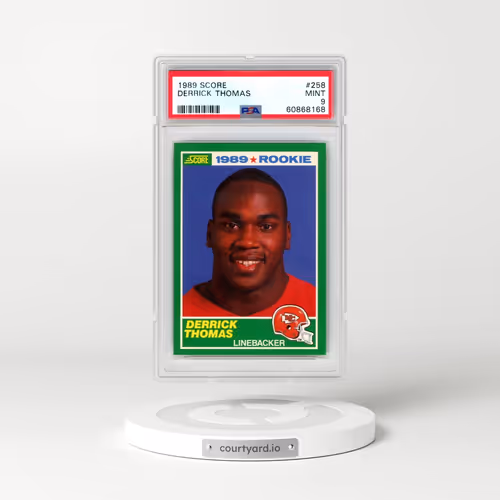 1989 Score #258 Derrick Thomas (PSA 9 MINT)