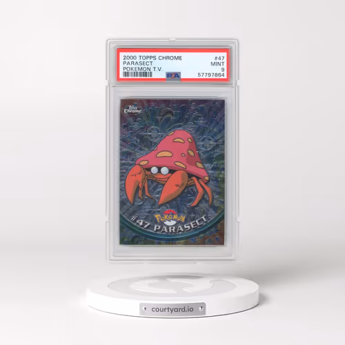 2000 Topps Chrome Pokémon T.V. #47 Parasect (PSA 9 MINT)