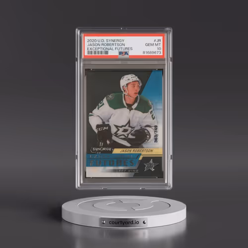 2020 Upper Deck Synergy Exceptional Futures #JR Jason Robertson (PSA 10 GEM MINT)