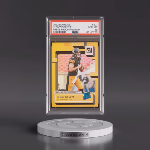 2022 Panini Donruss #301 Kenny Pickett - Press Proof Premium (PSA 10 GEM MINT)
