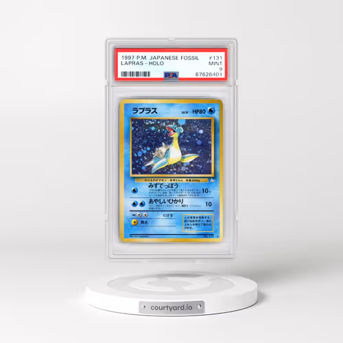 1997 Pokémon Fossil #131 Lapras - Holo (PSA 9 MINT)