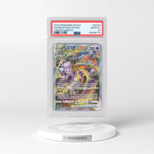 2023 Pokémon Sword and Shield Crown Zenith #GG44 Mewtwo Vstar - Full Art (PSA 10 GEM MINT)
