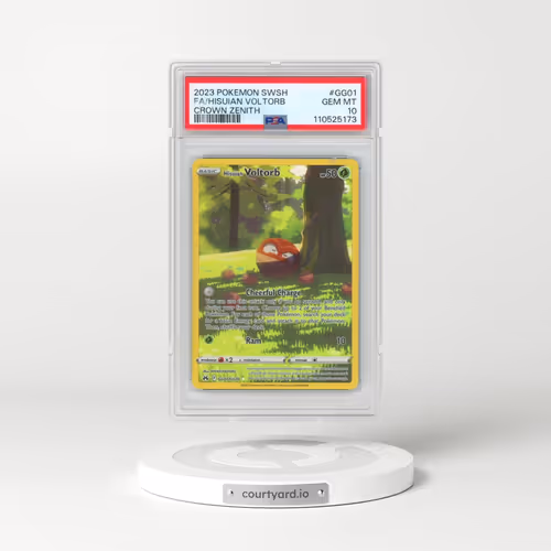 2023 Pokémon Sword and Shield Crown Zenith #GG01 Hisuian Voltorb - Full Art (PSA 10 GEM MINT)
