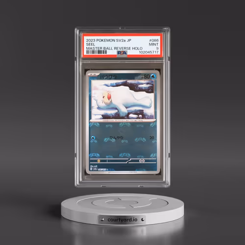 2023 Pokémon Sv2a-Pokemon 151 #086 Seel - Reverse Holo Master Ball (PSA 9 MINT)