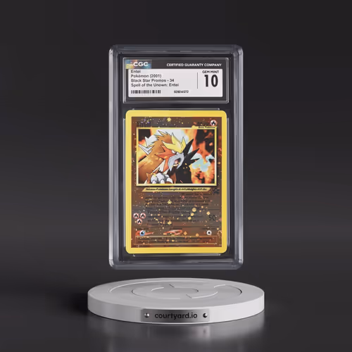 1999 Black Star Promos #34 Entei - Reverse Holo Spell of the Unown: Entei () (CGC 10 GEM MINT)