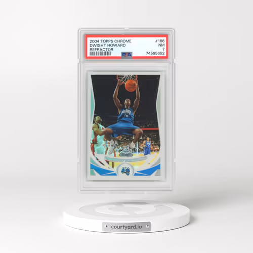 2004 Topps Chrome #166 Dwight Howard - Refractor (PSA 7 NM)